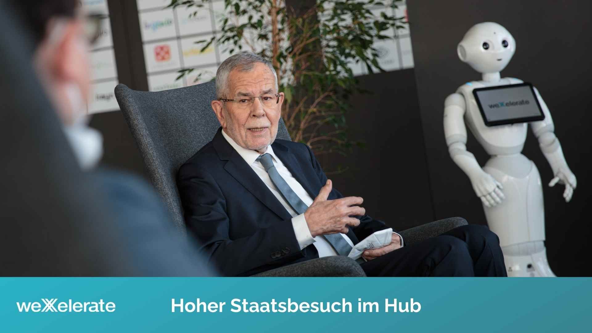 Hoher Staatsbesuch im Hub